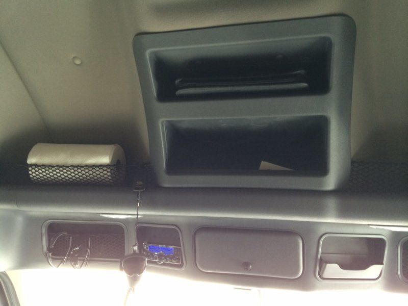 cb radio installed in truck