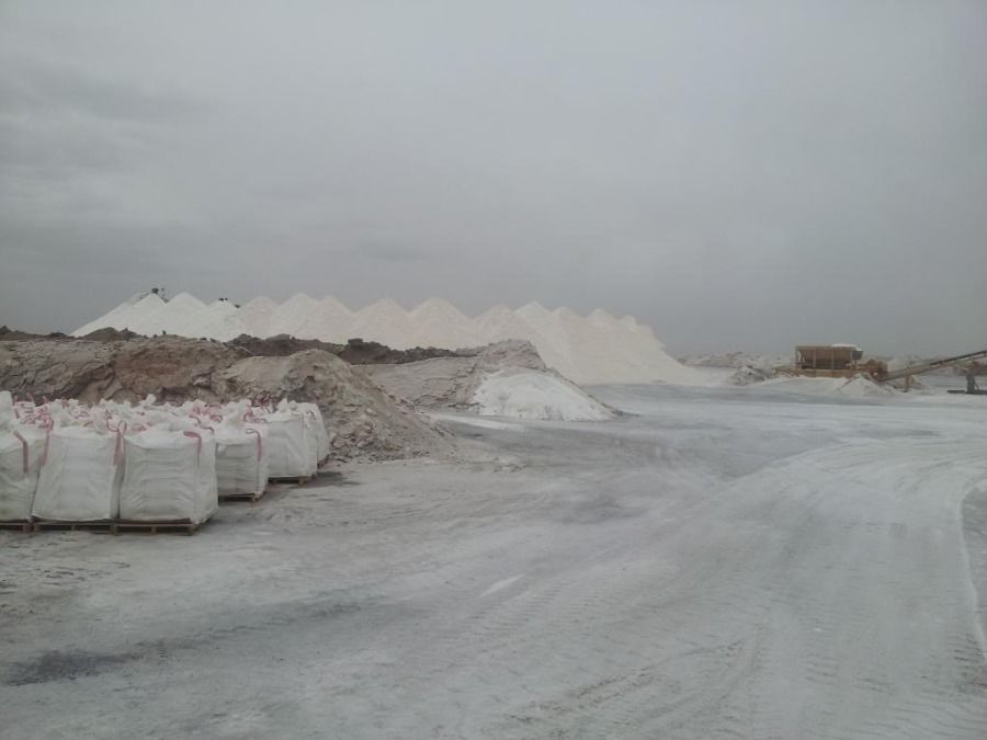 truckers picture of salt mine in Carlsbad NM