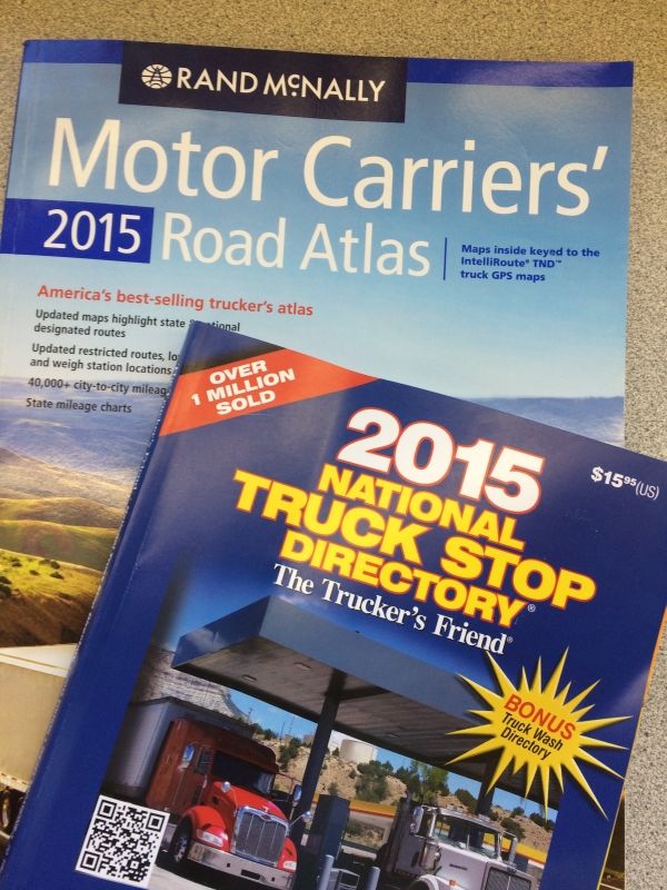 2015 road atlas and truck stop directory