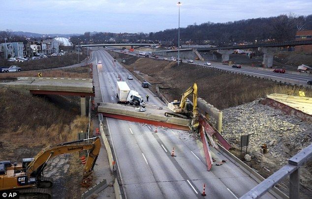 cincinnati overpass bridge collapse