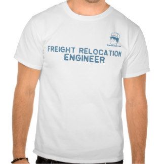 trucker t-shirt freight relocation engineer