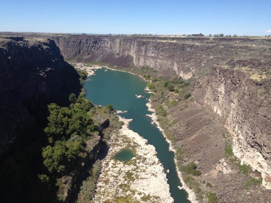 Hensen Bridge Snake River Canyon in Twin Falls, ID