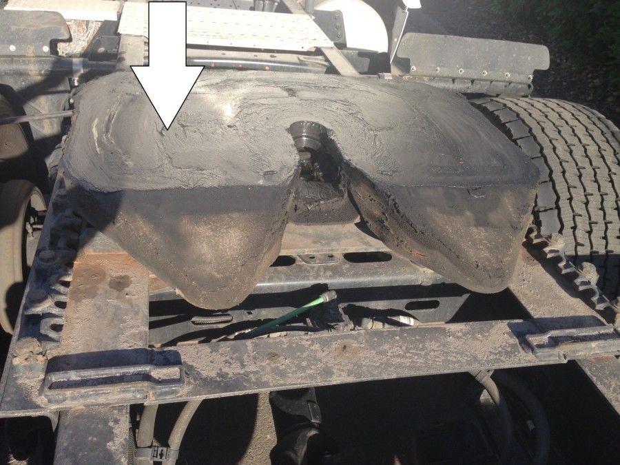 truck driver's pretrip inspection skid plate