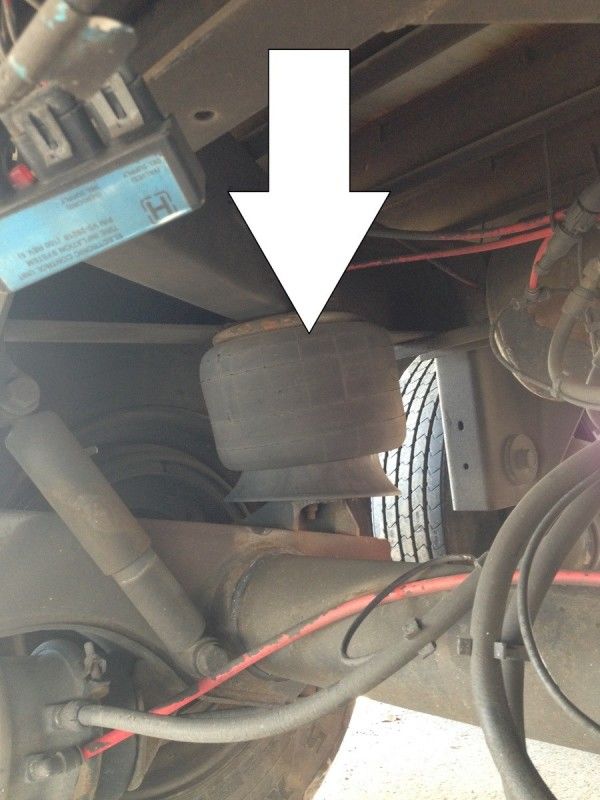 truck driver pretrip inspection air bag
