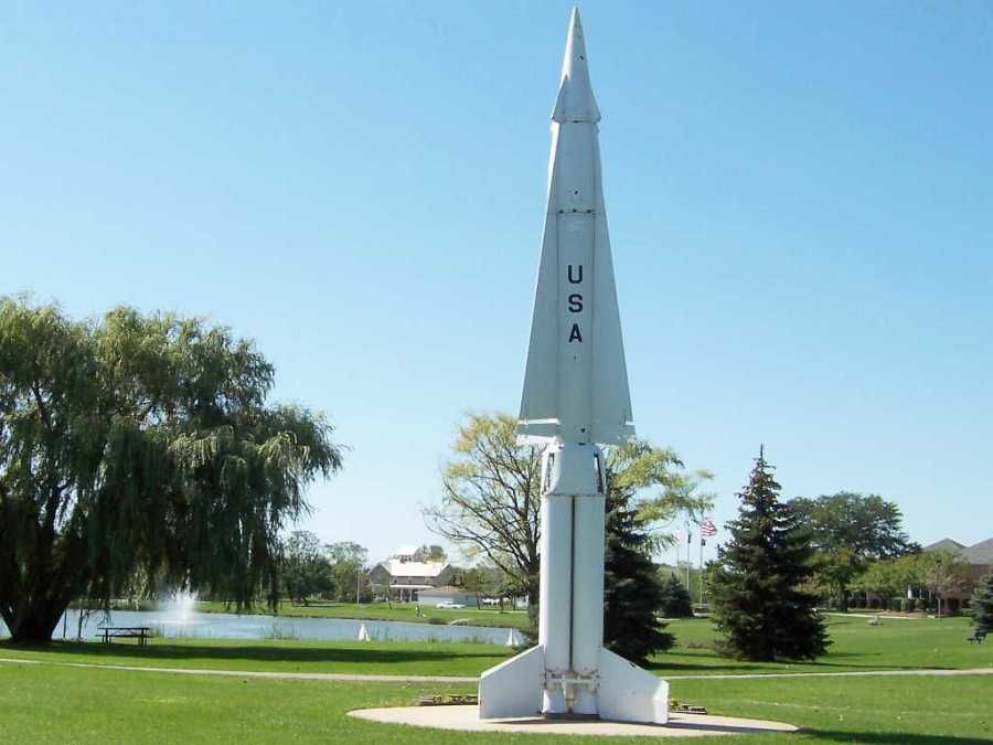 truckers picture of nike missile at Radford Army Ammunition Plant in southern Virginia