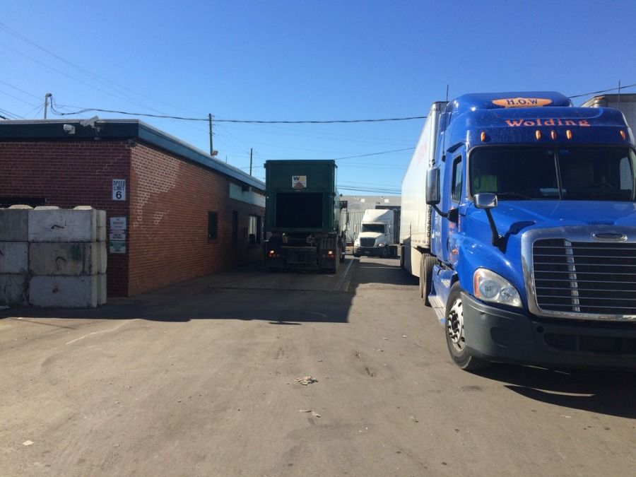 HO Wolding truck parked next to some trailers at Birmingham Recycling 
Birmingham, AL