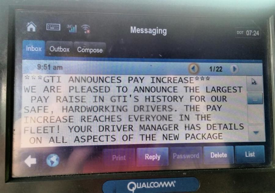 GTI Qualcomm pay raise announcement