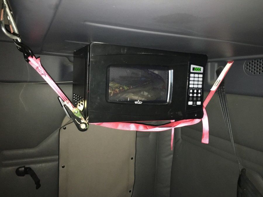 Installing a Microwave in your Truck 