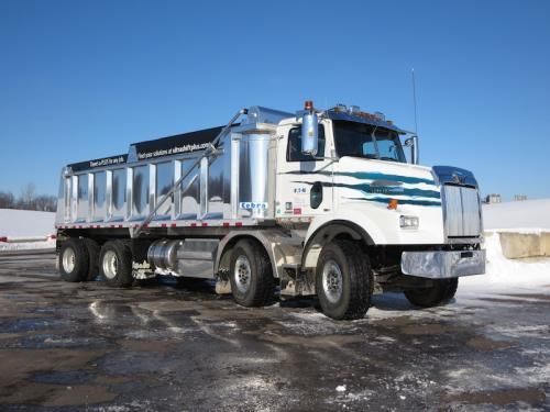 Western Star double-steer axle dump truck
