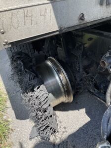 Blown drive tire