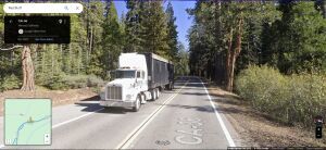 Big truck on Hwy 36 in California
