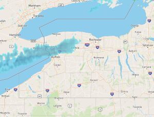 snow bands in western new york