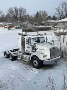 Truck in driveway