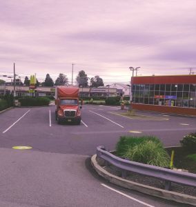 McDonald's truck parking