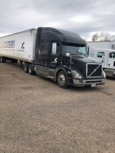 here are some of our trucks we use for the road trips after getting CDL