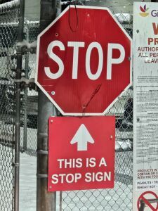 This is a stop sign